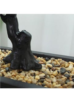 LENND Artificial Bonsai Tree Juniper Faux Plants Indoor Small Fake Plants Decor with Ceramic Pots for Home Table Office Desk Bathroom Shelf Bedroom Living Room Farmhouse Decorations  - Image 3