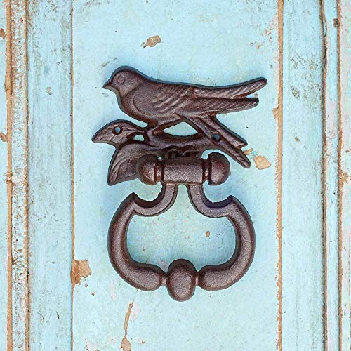 Esschert Design USA BR15 Bird Silhouette Door Knocker Antique Brown - Image 3