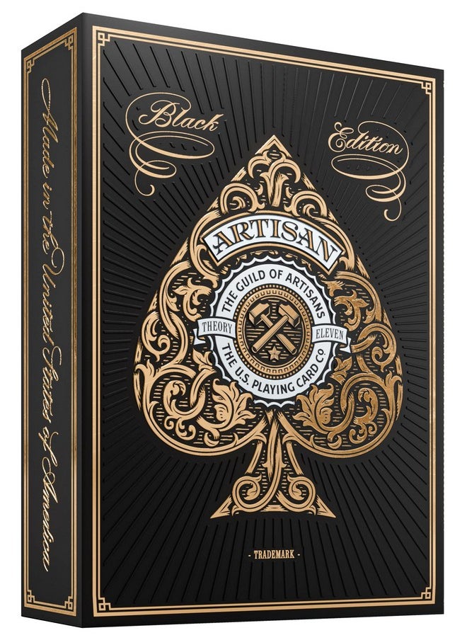 Theory11 - Artisan Playing Cards (Black) - Image 1