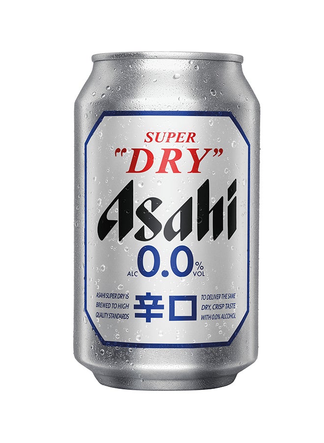 ASAHI 0.0 سوبر دراي مشروب غير كحولي علبة 330 مل عبوة من 4 - Image 2