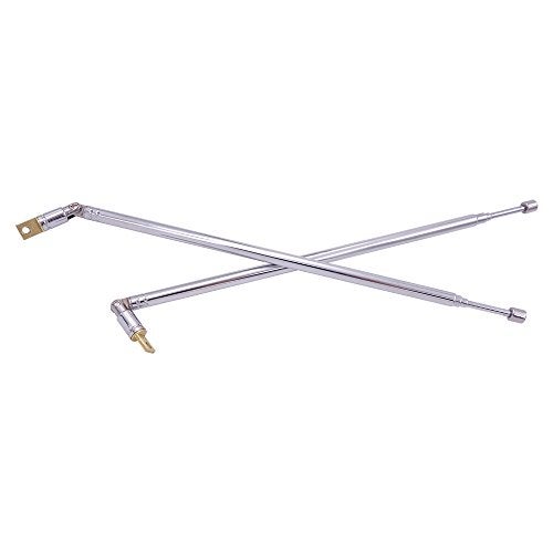 Fancasee FM Radio Antenna, 2-Pack Telescopic AM FM Radio Antenna Replacement Antenna for TV Home Audio Video AV Stereo Receiver Tuner - Image 5