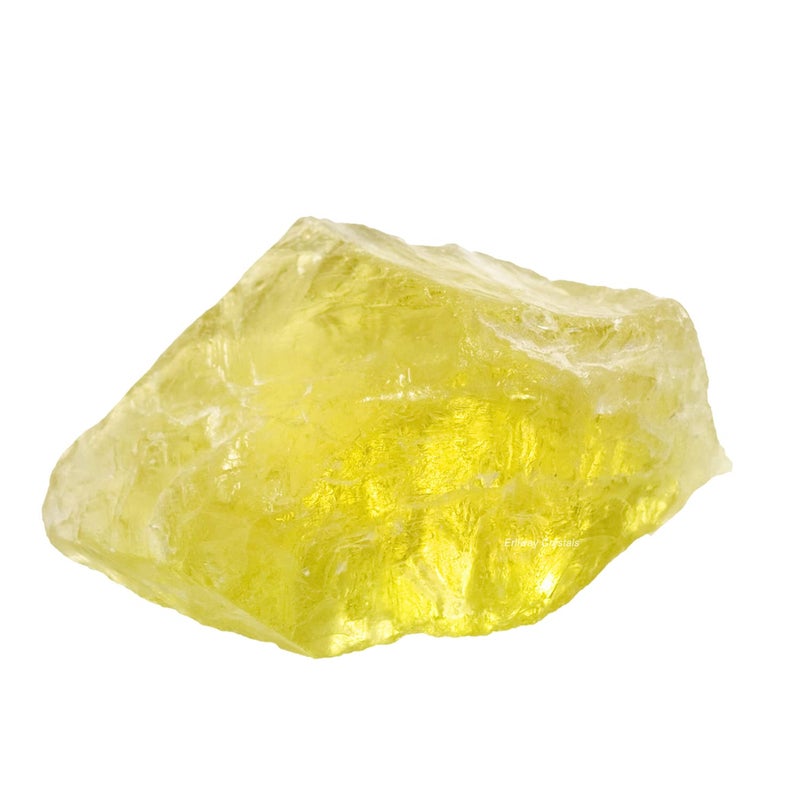 Erliway Citrine Raw Crystals, Large 1.25-2.0" Healing Crystals Natural Rough Stones Crystal for Tumbling, Cabbing, Fountain Rocks, Decoration, Polishing, Wire Wrapping, Wicca & Reiki - Image 1