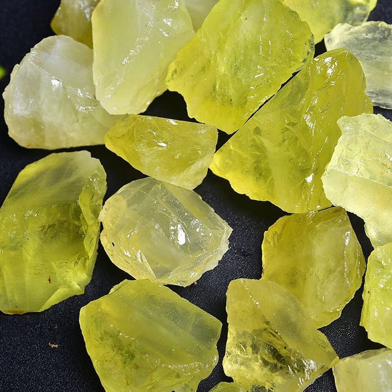 Erliway Citrine Raw Crystals, Large 1.25-2.0" Healing Crystals Natural Rough Stones Crystal for Tumbling, Cabbing, Fountain Rocks, Decoration, Polishing, Wire Wrapping, Wicca & Reiki - Image 3