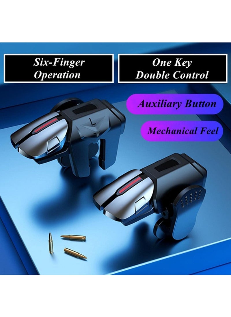 Generic - Game Controller Trigger for PUBG, G21 Gamepad Joystick Aim Shooting L1 R1 Key Button Compatible for Android ,IOS - Image 1
