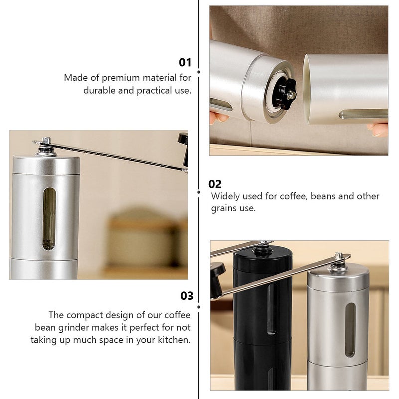 1pc Mini Manual Coffee Bean Portable Hand-operated Bean - Image 3