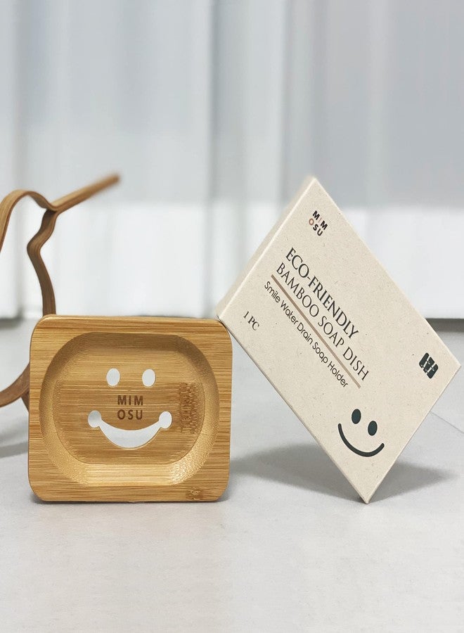 mimosu Bamboo Soap Dish with Drain - Wooden Holder for Shampoo & Soap Bars, Eco-Friendly Bathroom Tray, Zero Waste, Non-Slip Bamboo Soap Saver for Shower & Sink - Image 5