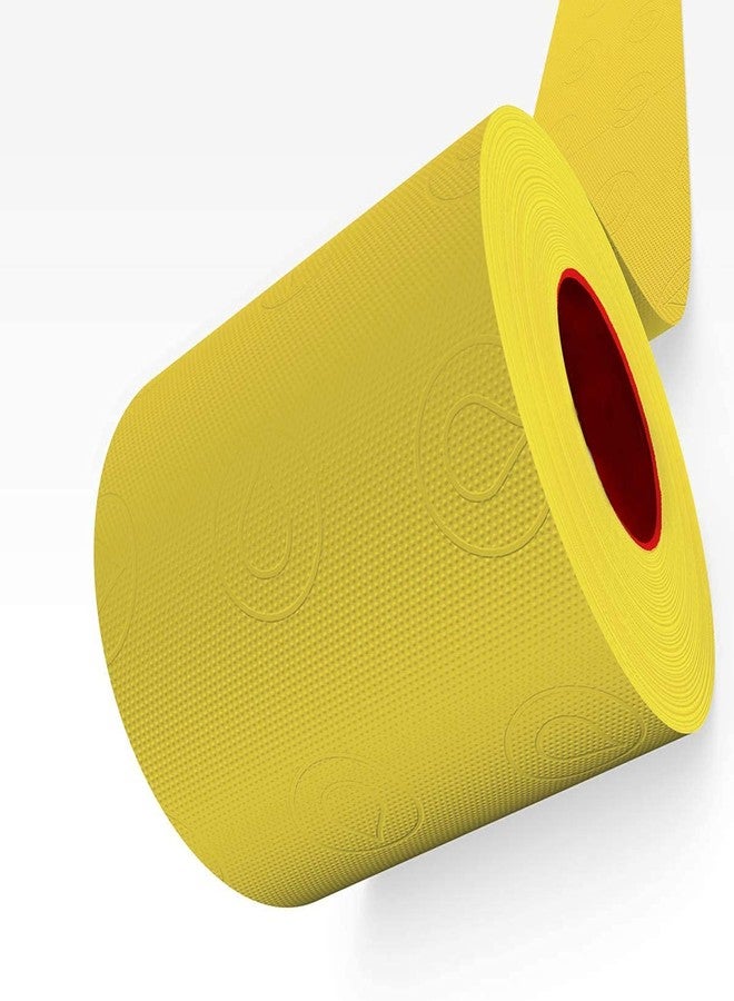 Renova Toilet Paper Yellow - 2 Ply, Pack of 3, 18 Rolls(3 pack X 6 Rolls, Colored And Perfumed, Tested Under Dermatological And Gynaecological Control, First time In INDIA - Image 4