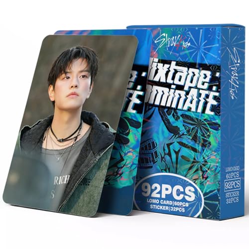 KPOPBP Stray Kids 60 PCS Mixtape Dominate Album Photocards Kpop Lomo Card Set Felix HYUNJIN Photo Cards Gift Merch for SKZ Boys and Girls - Image 1