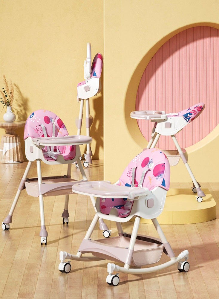 بيلانينا كرسي عشاء متنوع الوظائف مع خاصية التهديد مثالي للأطفال والرضع مع ميزات قابلة للتعديل - Image 1