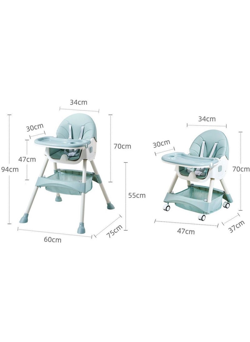 بيلانينا كرسي عشاء متنوع الوظائف مع خاصية التهديد مثالي للأطفال والرضع مع ميزات قابلة للتعديل - Image 5