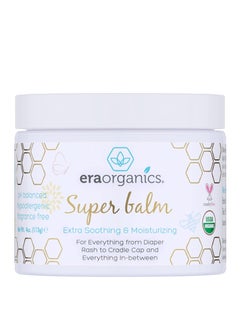 Era Organics Era Organics Healing Ointment for Babies - USDA Certified Organic Natural Gentle Moisturizer for Sensitive Skin Prone To Baby Eczema, Cradle Cap (Infant Seborrheic Dermatitis), Rashes & Hives (4 oz.)  - Image 1