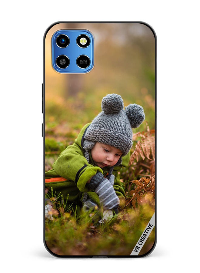 VR CREATIVE Protective Case Cover For Infinix Smart 6 HD Crawl Baby Design Multicolour - Image 1