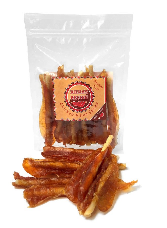Rena's Recipe Chicken Fillet Sticks Dog Treats, 8 Count - Image 1