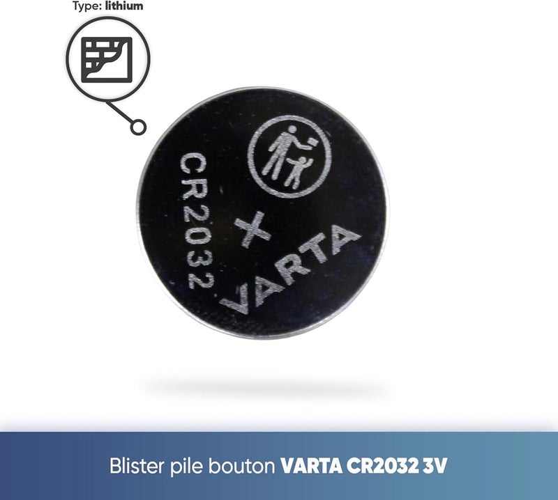 VARTA CR2032 Lithium Coin Battery | Long-Lasting Power for Watches, Remotes, Smart Devices | Child Safety Packaging | Easy & Secure Opening | High Capacity Button Cell | 10 Years Storage | Single Pack - Image 3