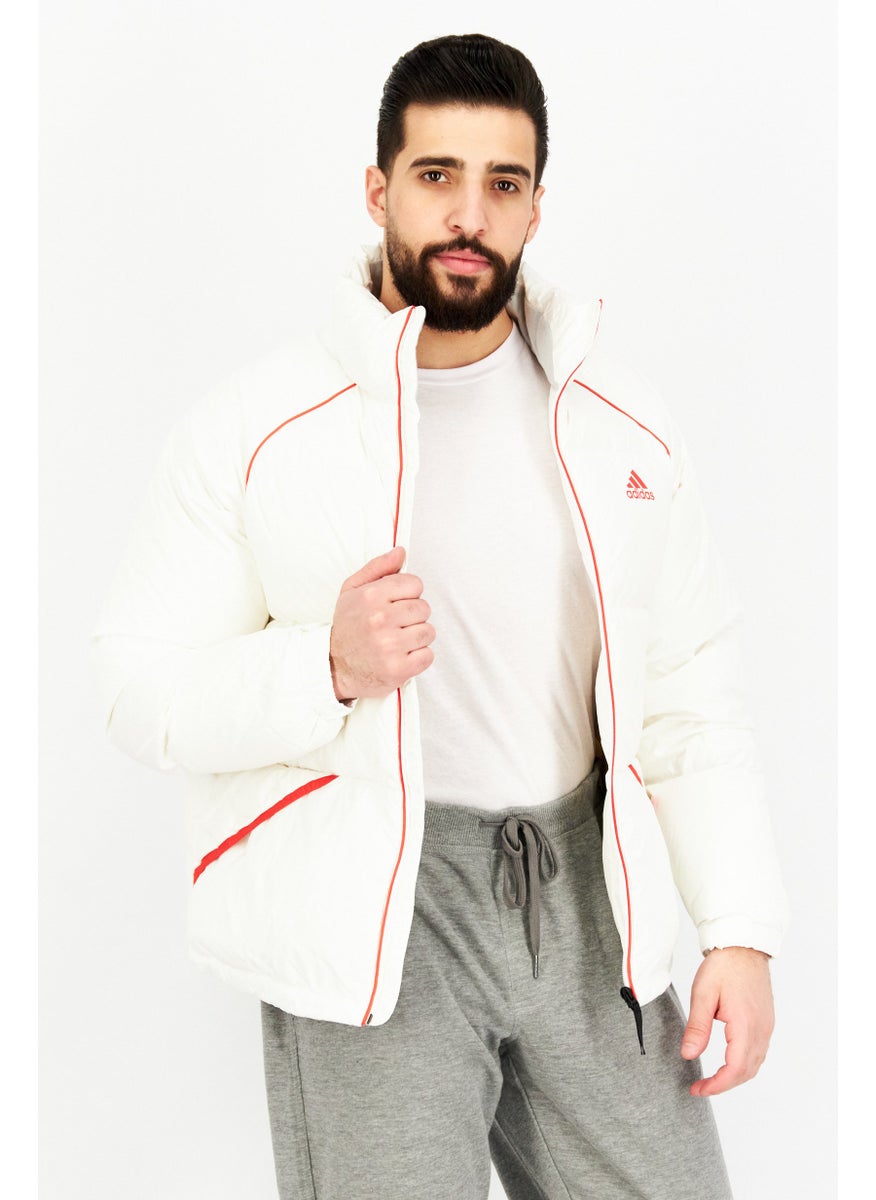 Men Sportswear Fit Long Sleeves Outdoor Jacket, White - pzsku/ZCB7B60279AD6C3EE9B88Z/45/_/1728397781/1ccafe61-4e3c-4727-9042-335ace175ae3