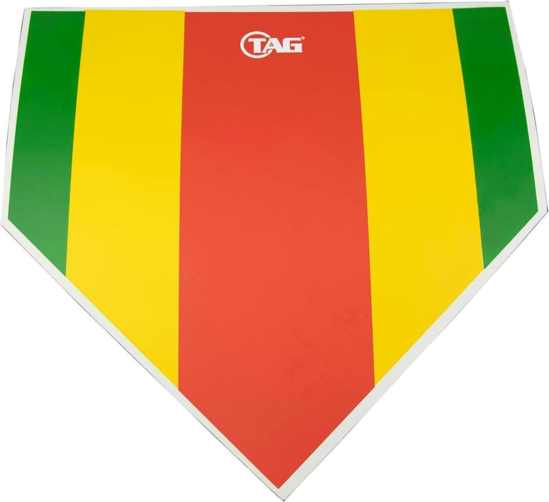 tag Strike Zone Home Plate, Colored for Pitchers, Catchers and Umpires, Baseball Softball Training Plates, 1 Count - Image 1