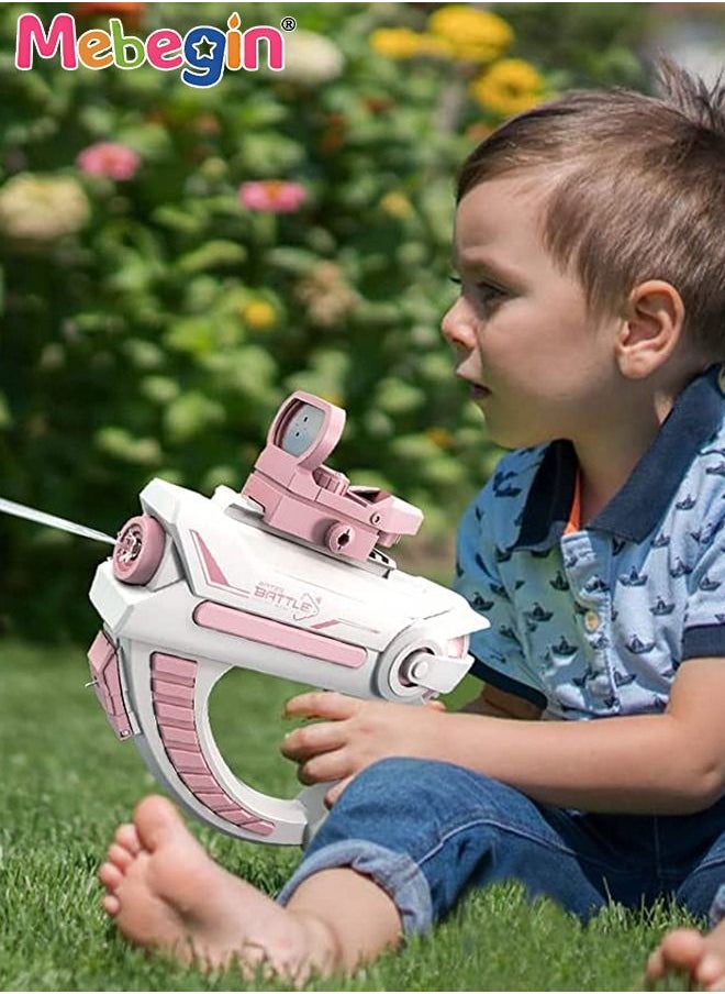 MEBEGIN - Large Capacity Electric Water Gun, Water Pistol with Long Rang, Safe to Use, Great Way to Increase Children's Interest in Outdoor Activities, Suitable for Swimming Pool Party, Family Fun, Camping and Outdoor Activities, 23.6*23.5cm - Image 1