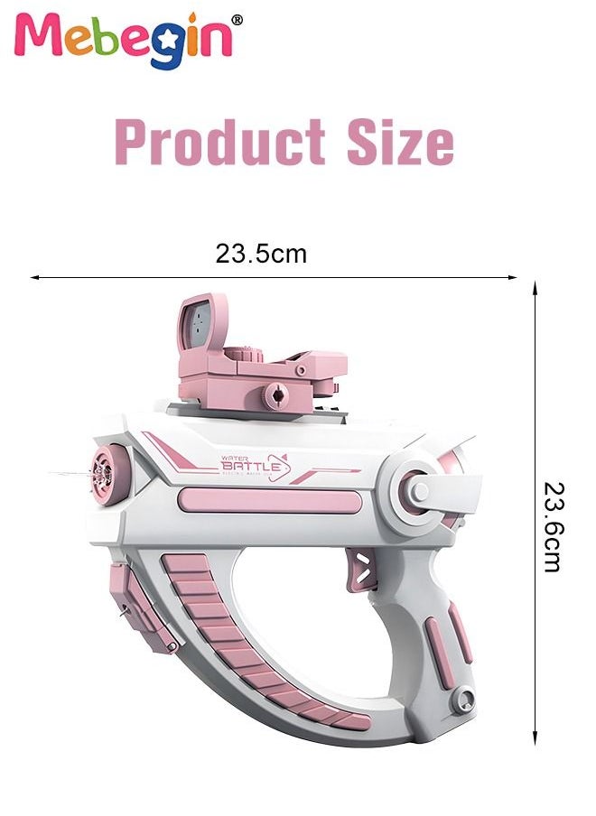 MEBEGIN - Large Capacity Electric Water Gun, Water Pistol with Long Rang, Safe to Use, Great Way to Increase Children's Interest in Outdoor Activities, Suitable for Swimming Pool Party, Family Fun, Camping and Outdoor Activities, 23.6*23.5cm - Image 1
