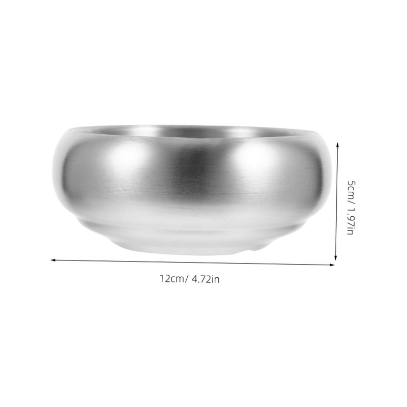 Stainless Steel Mixing Bowl Heat Insulation Soup Bowl 18 8 Set - Image 3