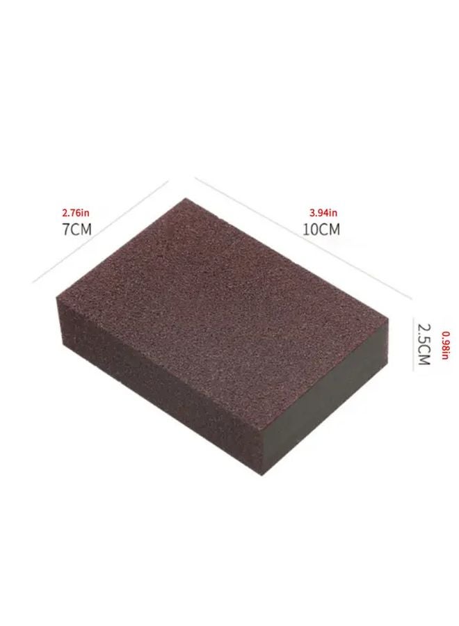 قطعتان من فرشاة الإسفنج الماسي السحري كاشط لتنظيف الأواني الثقيلة وإزالة الصدأ - Image 4