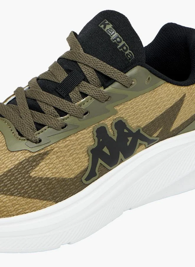 Kappa KHAKI Men Logo Print Lace-Up Sports Shoes for Men | Best Price UAE