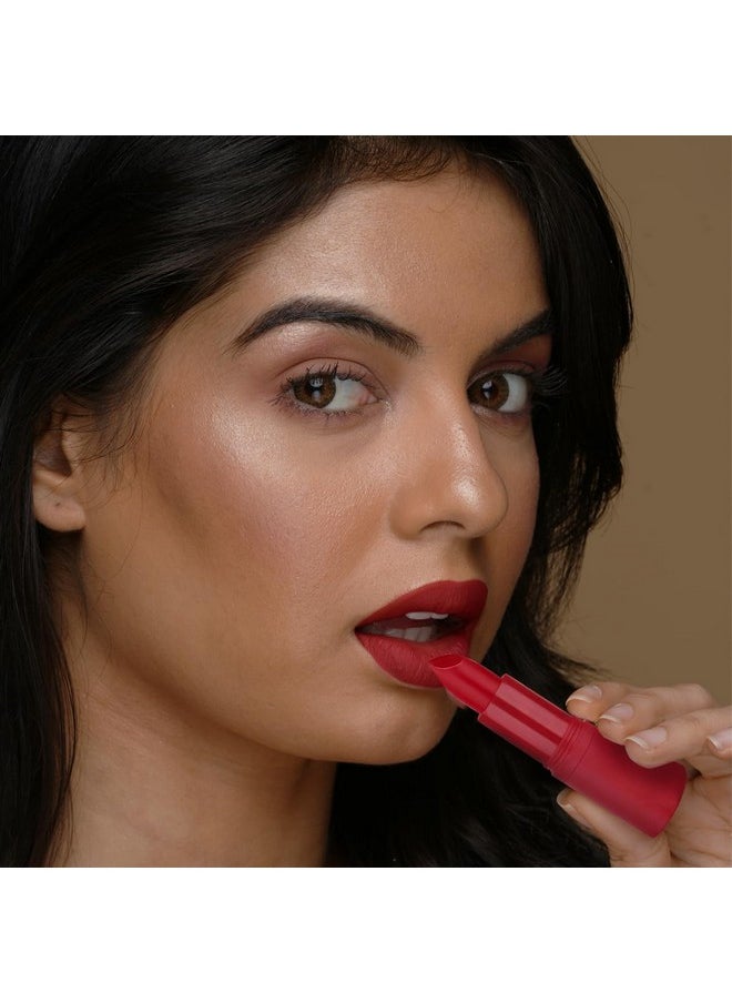 Insight - Cosmetics Matte Lipstick |Long Lasting Lipstick For Women |Keeps Lips Moisturised |Single Swipe Application |Smooth & Light Weight |One Swipe Pigmentation(L-21=15) - Image 1