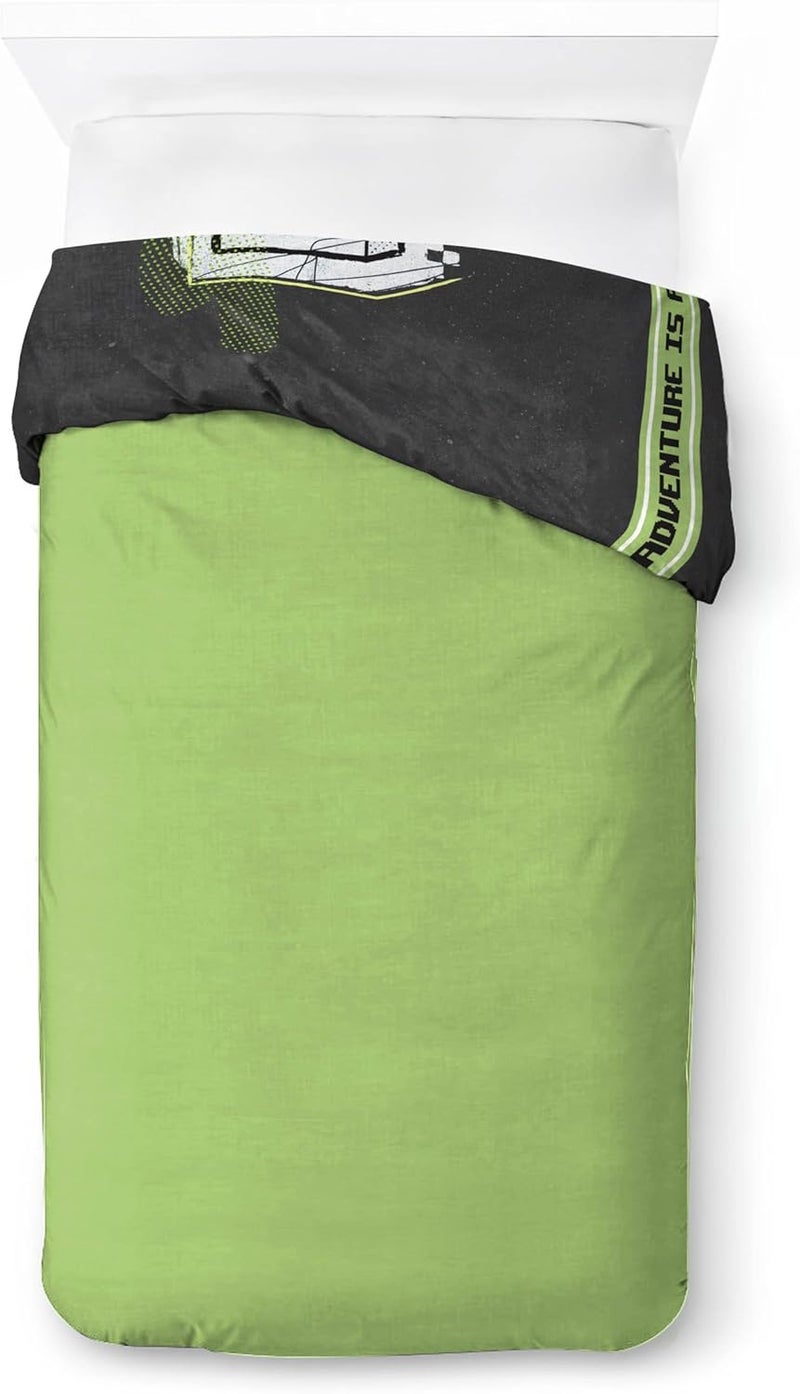 Jay Franco Minecraft Creeper Doodle 100% Cotton Single Duvet Cover Set - Bedding Includes 50 x 70 cm Pillowcase - Image 3
