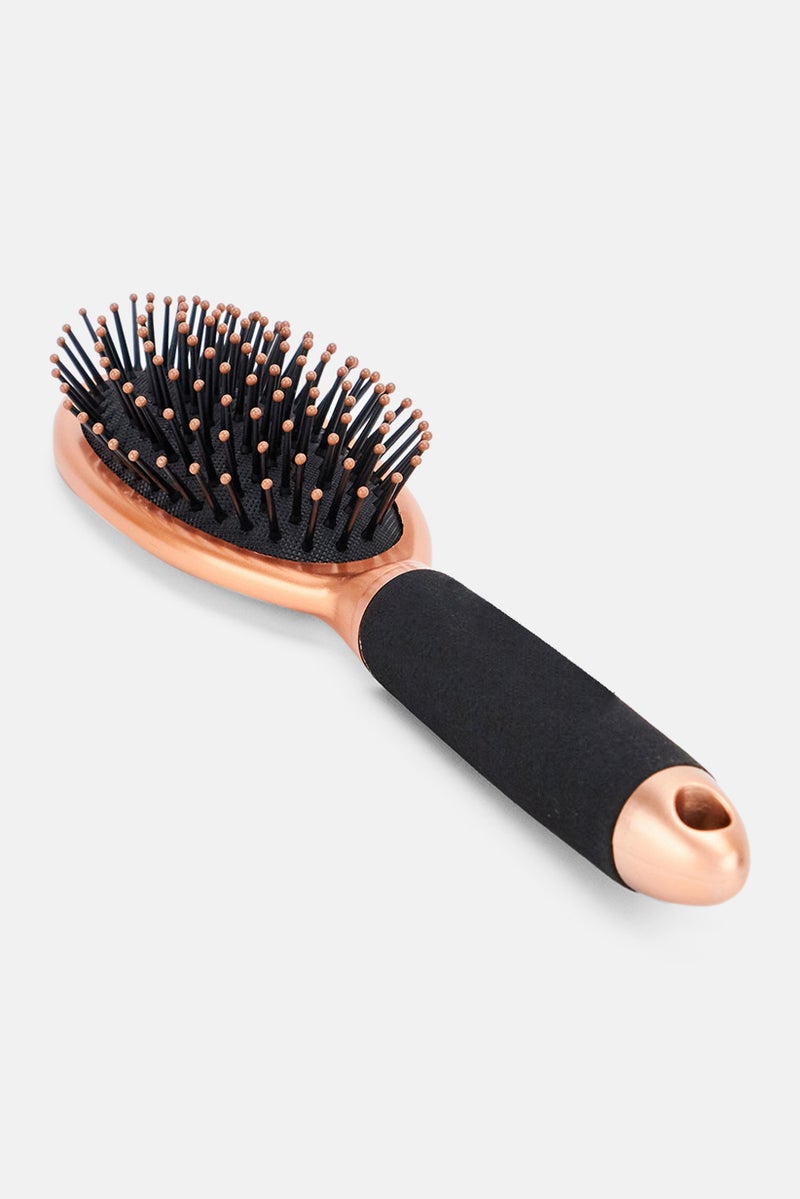 Expressions Oval Cushion Brush, Gold/Black - Image 3