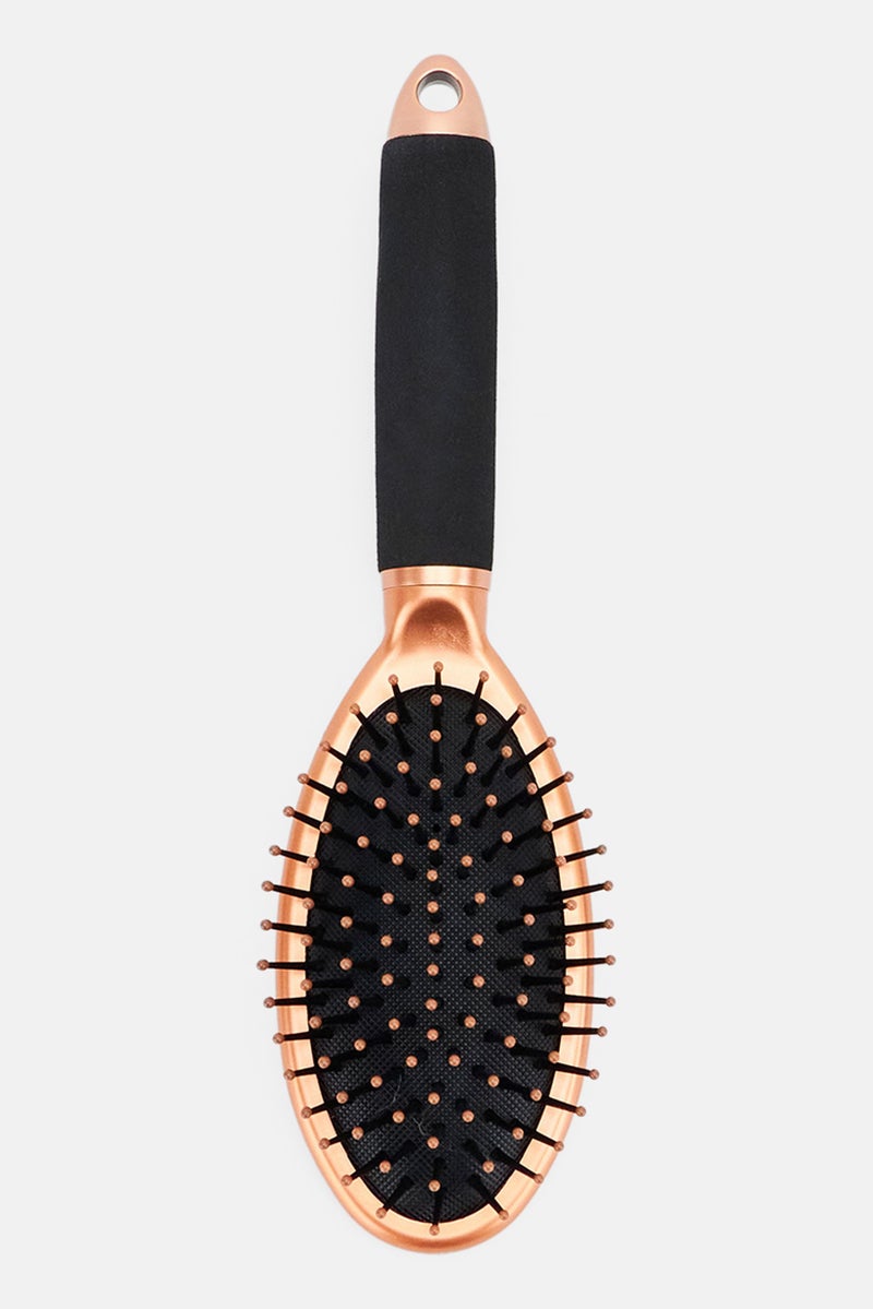 Expressions Oval Cushion Brush, Gold/Black - Image 2