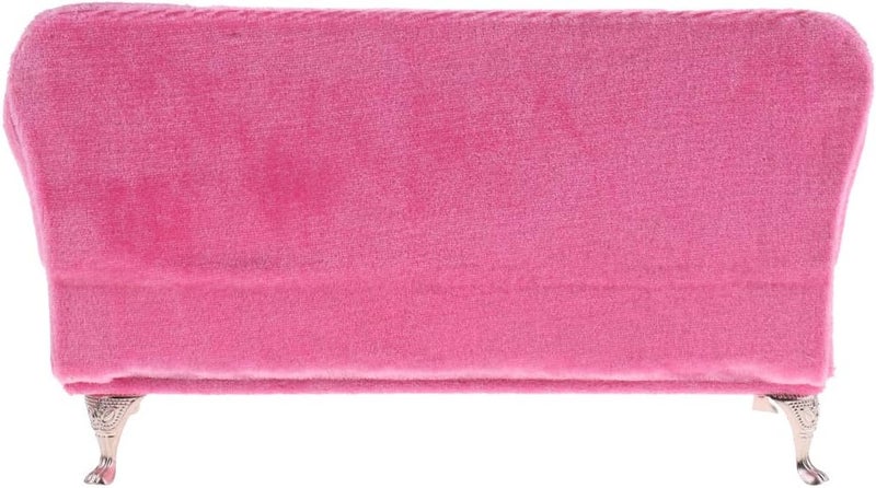 klarako1/6 Scale Pink Double Couch Long Sofa Model for Doll or Action Figure - Image 2