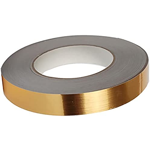 BHOOLU&GOOLU Tile Gap Décor Tape for Floor and Wall - Gold - (1 CM X 50 M) - 1 Roll/Pack - Image 1