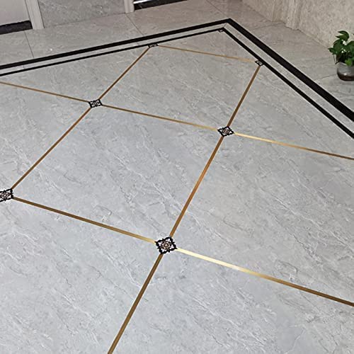 BHOOLU&GOOLU Tile Gap Décor Tape for Floor and Wall - Gold - (1 CM X 50 M) - 1 Roll/Pack - Image 2