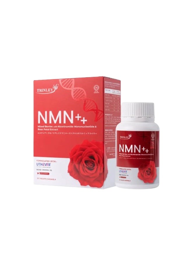 ترينلي NMN++ مزيج مضغ مضاد للشيخوخة - 30 قرصًا - Image 1