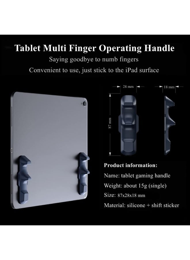 NXT PUBG Controller for Tablet Anti Slip Tablet Game Grip, iPad Silicone Gaming Handle Multi Finger Operation Gamepad for Call of Duty/Knives Out/Rules of Survival - Image 4
