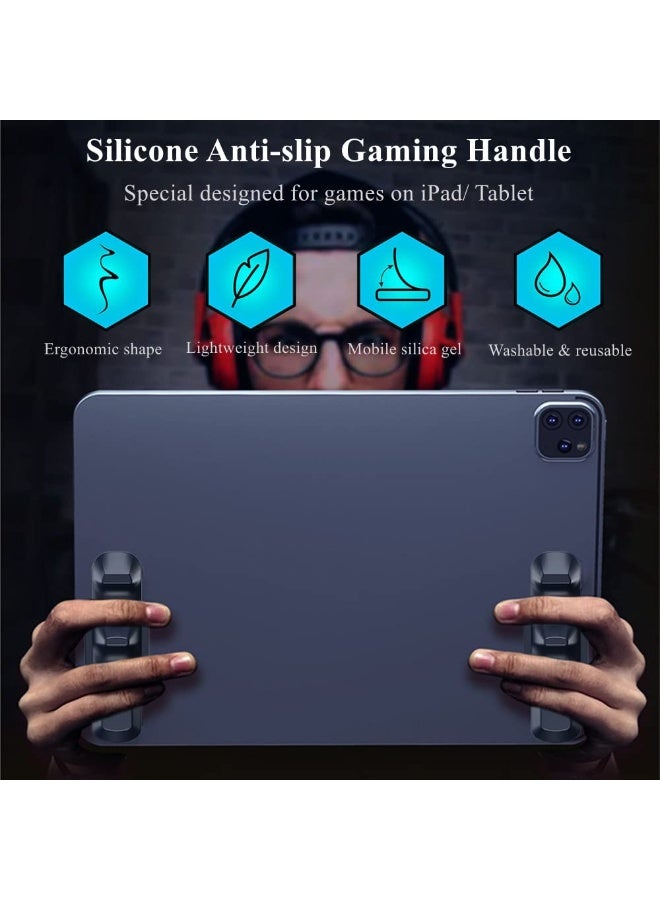 NXT PUBG Controller for Tablet Anti Slip Tablet Game Grip, iPad Silicone Gaming Handle Multi Finger Operation Gamepad for Call of Duty/Knives Out/Rules of Survival - Image 2