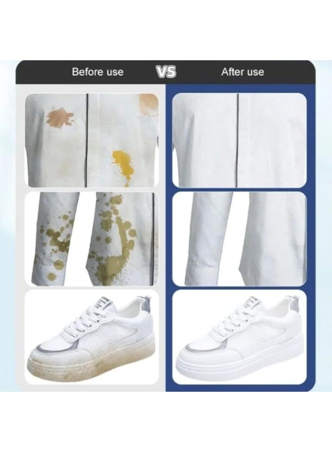 20-piece set of wet wipes and stain removers for tough clothes - individually wrapped wipes for instant on-the-go stain removal - ideal for travel and events to remove grease and juice stains from fabrics - wipes pre-treated with deep cleaning technology without washing. - Image 5