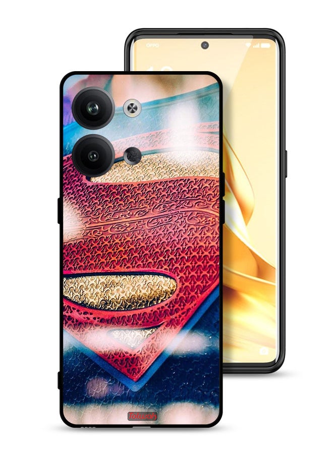Tolwak - Oppo Reno9 Pro 5G Protective Case Cover Superman Logo - Image 1