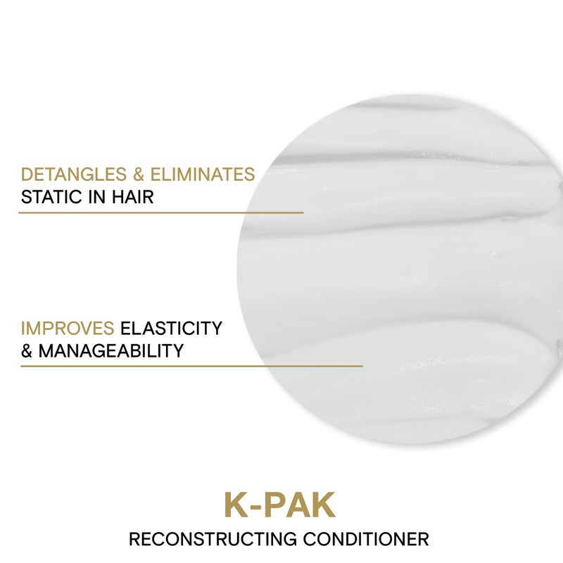 Joico K-PAK Daily Reconstructing Conditioner | For Damaged Hair | Restore Shine | Smooth & Detangle | Eliminate Static | With Keratin & Guajava Fruit Extract | 33.8 Fl Oz - Image 4