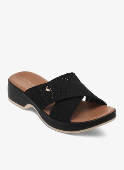 Le Confort Women Textured Slip-On Sandals