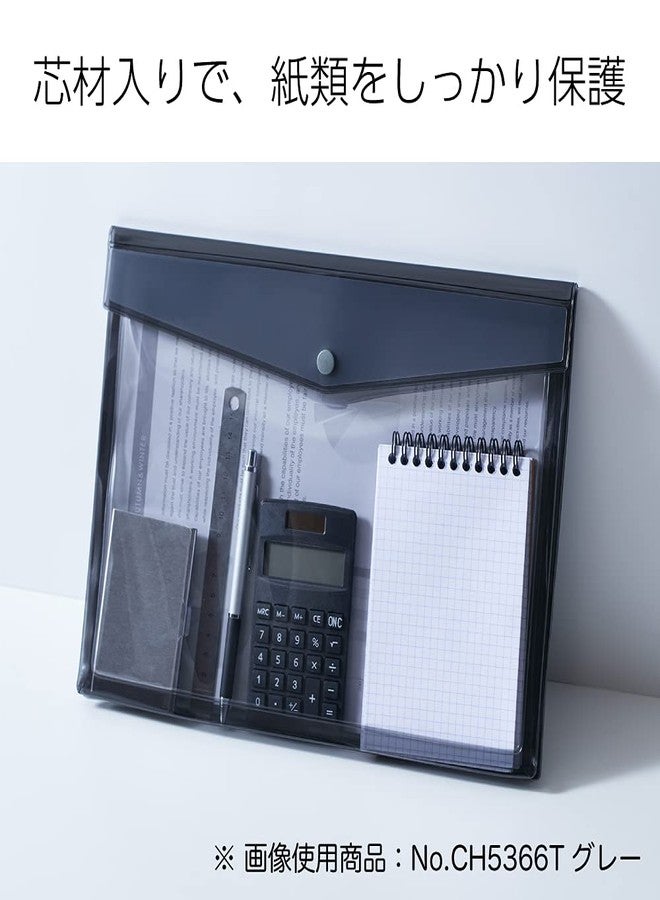 KING JIM キングジム(Kingjim) KING JIM CH5364T Bag-in-Bag Cheer Bag, A5, Gray - Image 3