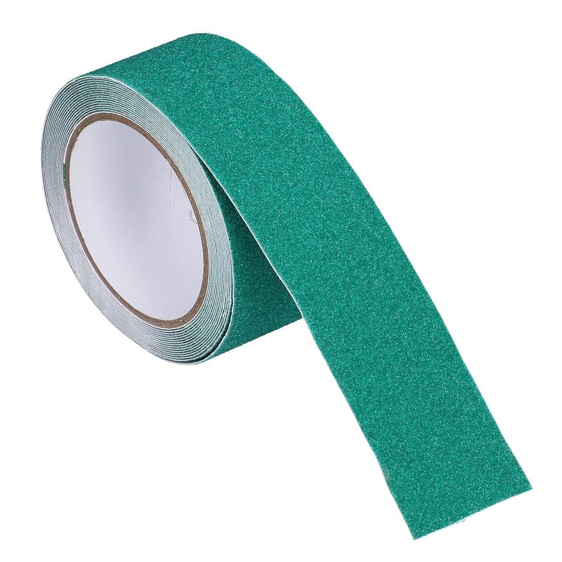 Toxen Toxen Anti Slip Tape Grip Traction Outdoor and Indoors Stair Treads, Non Skid Safety Non Slip Pad, Strong Grip Abrasive for Stairs, Steps, Floors, Ramps, Skateboard (Green)  - Image 1