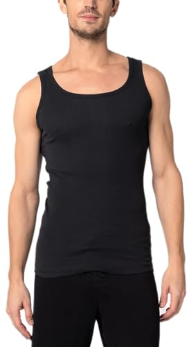 Andrew Scott Men's A Shirts | Cotton Tank Top Athletic Undershirts | Multi Packs & Colors - Image 2