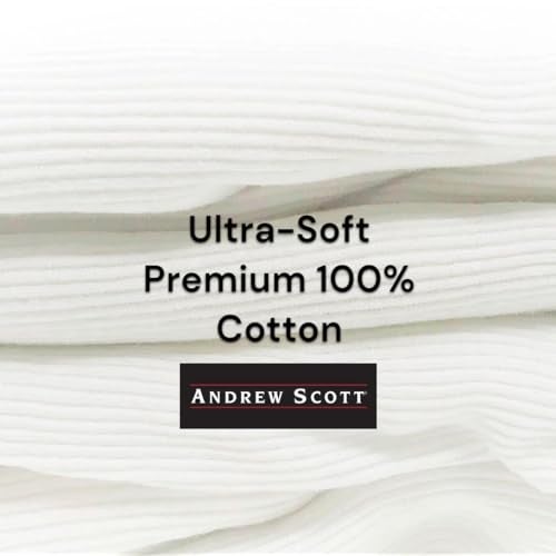 Andrew Scott Men's A Shirts | Cotton Tank Top Athletic Undershirts | Multi Packs & Colors - Image 5