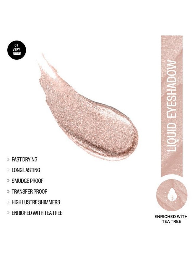 إنسايت ظلال العيون السائلة من مستحضرات التجميل | مقاومة للماء | تركيبة ناعمة الانزلاق | ظلال عيون عالية الصبغة بلمسة نهائية لامعة مشرقة | ظلال عيون لا تنتقل، تجف بسرعة، تدوم طويلاً (3 جم)، لون بيج فاتح للغاية - Image 5