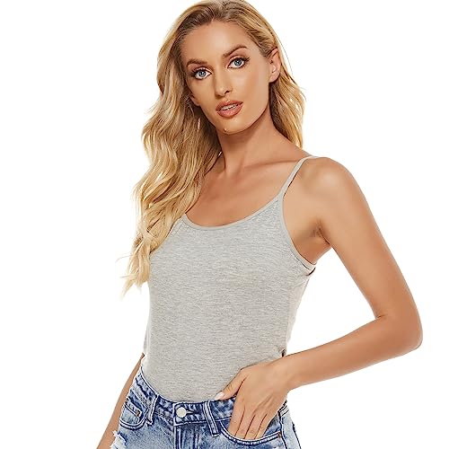 BQTQ 6 Pcs Womens Camisole Tank Top Spaghetti Strap Undershirts Camisoles L - Image 3