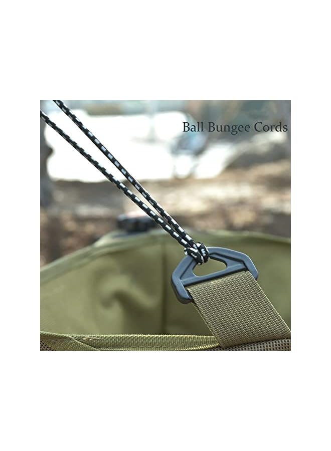 The Bros The Bros Ball Bungee Cords, 30 Pcs Tie Down Cords Elastic String UV Resistant Rope, Canopy Tarp Tie Down Bungee Balls, for Camping, Shelter,Cargo,Tent Poles UV Resistant - Image 3