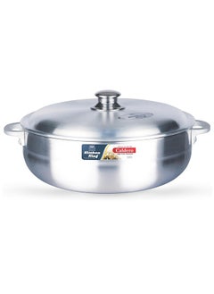 Kitchen King Kitchen King Premium Aluminium Caldero Pot – 26 cm (4.4 Ltr) – Heavy Bottom, Multi-Layer Durable Construction, Even Heat Distribution, Tight-Fitting Lid, Heat-Resistant Handles, Versatile for Stovetop & Oven, Dishwasher Safe  - Image 1