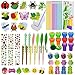 Cinrobiye 96 Pcs Insect Party FavorsBug Bee Spring Birthday Goodie Bag Fillers with Pens Pencils Erasers Stickers Notebooks Stamps Sharpeners Class Prizes for School Summer Party Supplies - Image 3