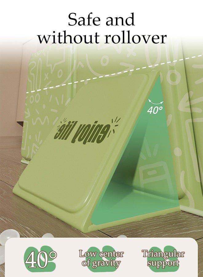 DUNISO Foldable Baby Bathtub,Portable Kids Shower Bath Basin with Support on Both Sides and Thermostatic System，Non-Slip Toddler Bath Tub with 5 Ocean Balls and 2 Duck Toys，Easy Storage，Heat-Resistant & Durable，for 0-8 Years Kids - Image 5