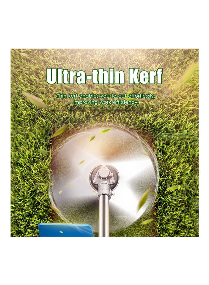 NIBEMINENT 6 Inch 150 mm 24 Teeth Lawn Mower Circular Metal Round Saw Blade Cutter Electric Weeder Accessory Silver 16cm - Image 4